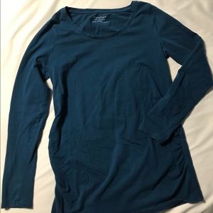 🤰🏼🤰🏾2/$10 EUC Long sleeve teal maternity shirt
